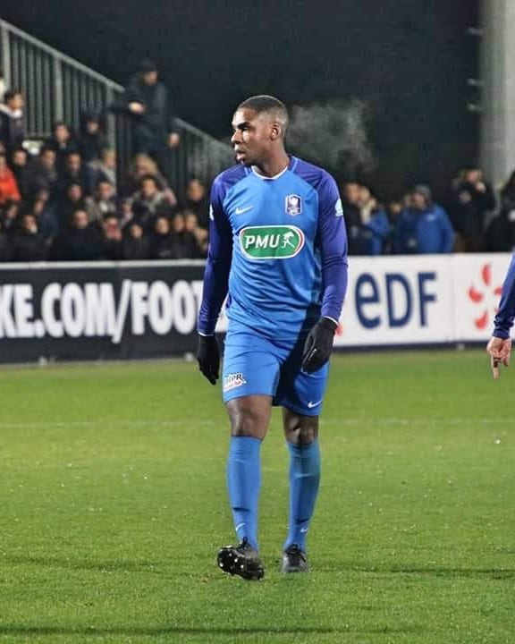 Teddy lors d'un match avec le FC Metz